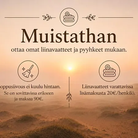 Uusi Viihtysae 4-hengen Hiekkasaerkillae شقة *